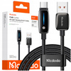 MCDODO ŁADOWARKA KABEL USB-A USB-C SZYBKIE ŁADOWANIE DO IPHONE TYP C 1M LED
