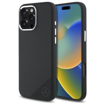 MERCEDES ETUI HARDCASE CASE POKROWIEC DO IPHONE 16 PRO MAX SILIKON WOOD