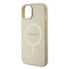 Guess GUHMP15MPSAHMCB iPhone 15 Plus 6.7" złoty/gold hardcase Saffiano MagSafe