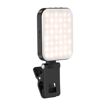 NEEWER LAMPA DO SELFIE BL48B LED MAGNETYCZNA DO TELEFONÓW Z FUNKCJĄ