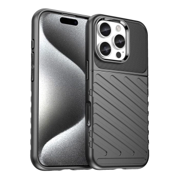 HURTEL ETUI CASE SILIKONOWE DO IPHONE 16 PRO WYSOKA OCHRONA ANTYPOWŁAMANIEM