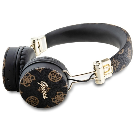 Guess słuchawki nauszne Bluetooth ENC    GUBH70EPOSMK czarny/black Peony Script Round Shape