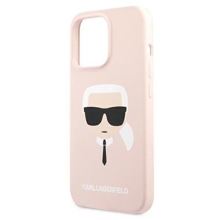KARL LAGERFELD ETUI HARDCASE DO IPHONE 13 PRO MAX 6.7 SILIKONOWE KARLS HEAD