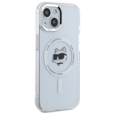 KARL LAGERFELD ETUI CASE POKROWIEC DO IPHONE 15 6 1 DO MAGSAFE METAL