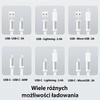 USAMS KABEL PRZEJŚCIÓWKA 3W1 MICRO USB USB-C DO LIGHTNING DO SMARTFONÓW 60W
