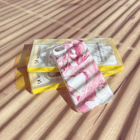 WOZINSKY ETUI ŻELOWE DO IPHONE 11 PRO POKROWIEC MARBLE Z OCHRONĄ I DESIGNEM