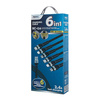 Wielofunkcyjny kabel 6 w 1 Remax Jany Series ze złączami USB, 2 x micro USB, 2 x USB Typ C, 2 x Lightning o długości 2 m czarny (RC-124)
