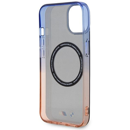 Etui BMW BMHMP14MHTGE na iPhone 14 Plus 6.7" - szare hardcase Gradient Bumper MagSafe