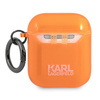 Karl Lagerfeld KLA2UCHFO AirPods cover pomarańczowy/orange Choupette