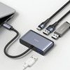 USAMS ADAPTER HUB 4W1 2XUSB 2.0/USB 3.0/USB-C DO LAPTOPA TELEFONU