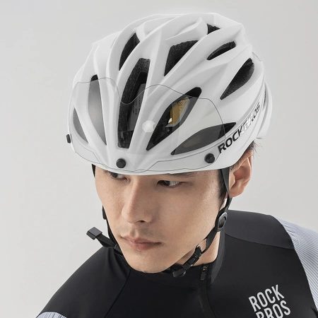 ROCKBROS KASK ROWEROWY Z SZYBKĄ OKULARY ODPINANE Z OCHRONĄ UV UNISEX