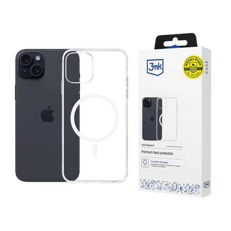 3MK CASE CLEAR MAGCASE DO IPHONE 15 PLUS MAGNETYCZNE OCHRONNE PRZEZROCZYSTE