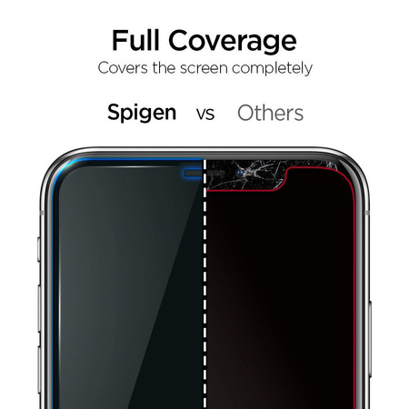 SZKŁO HARTOWANE SPIGEN ALM GLASS FC IPHONE 11 BLACK