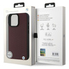 BMW BMHMP16X23RDDR iPhone 16 Pro Max6.9 czerwony/red hardcase Sign Leather Diamond Metal Logo MagSafe