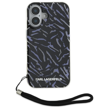 KARL LAGERFELD KLHCP16MHZBPKCCU ETUI DO IPHONE 16 PLUS 6.7 ZEBRA WITH CORD