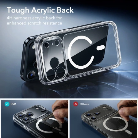 ESR ZESTAW CLASSIC HYBRID MAGSAFE DO IPHONE 17 PRO MAX Z SZKŁEM HARTOWANYM