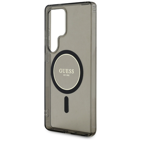 GUESS ETUI POKROWIEC DO SAMSUNG GALAXY S25 ULTRA MAGNETYCZNE GLITTER CIRCLE