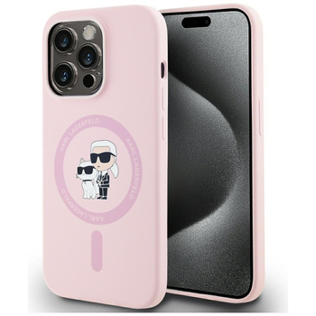 KARL LAGERFELD ETUI SILIKONOWE DO MAGSAFE DO IPHONE 14 PRO MAX Z OCHRONĄ