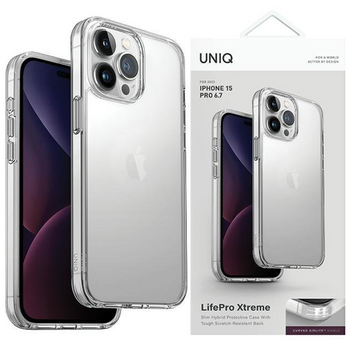 UNIQ etui LifePro Xtreme iPhone 15 Pro Max 6.7" przeźroczysty/crystal clear