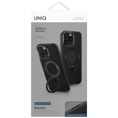 UNIQ ETUI SWIVIX DO IPHONE 16 PRO MAX Z OBROTOWYM KICKSTAND 360 STOPNIOWYM