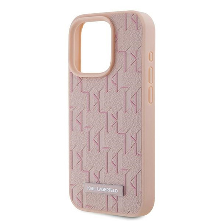 KARL LAGERFELD CASE HARDCASE DO IPHONE 15 PRO 6,1 LEATHER MONOGRAM