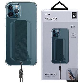 Etui Uniq Heldro na iPhone 12 / iPhone 12 Pro przezroczysty/clear Antimicrobial