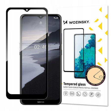 WOZINSKY SZKŁO HARTOWANE FULL GLUE DO NOKIA 2.4 NA CAŁY EKRAN CASE FRIENDLY