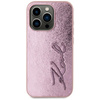 KARL LAGERFELD ETUI WRINKLED METAL DO IPHONE 15 PRO MAX Z PODPISANĄ OKŁADKĄ
