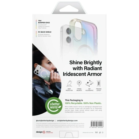 UNIQ ETUI IRIDESCIA CASE POKROWIEC DO IPHONE 17 MAGSAFE MAGCLICK CHARGING