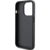 Etui Karl Lagerfeld Saffiano Cardslot Karl&Choupette Metal Pin do iPhone 15 Pro - czarne
