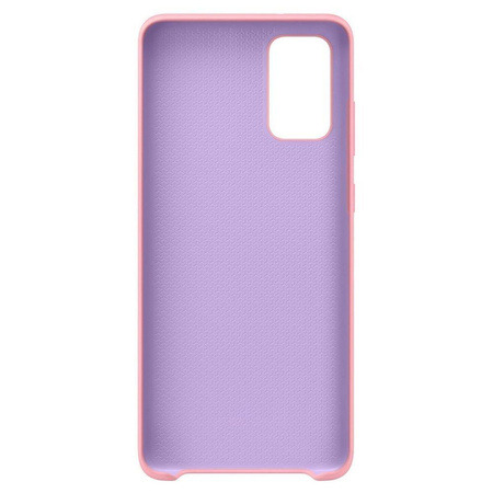 Silicone Case elastyczne silikonowe etui pokrowiec Samsung Galaxy A72 4G ciemnoniebieski