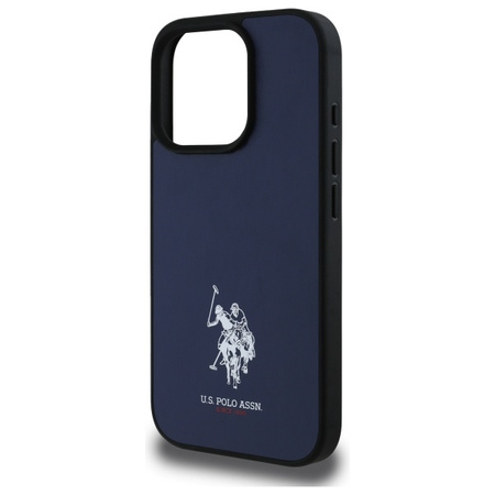 U.S. POLO ASSN. ETUI DO IPHONE 15 PRO MAX 6.7 Z DZIANINOWYM WZOREM I