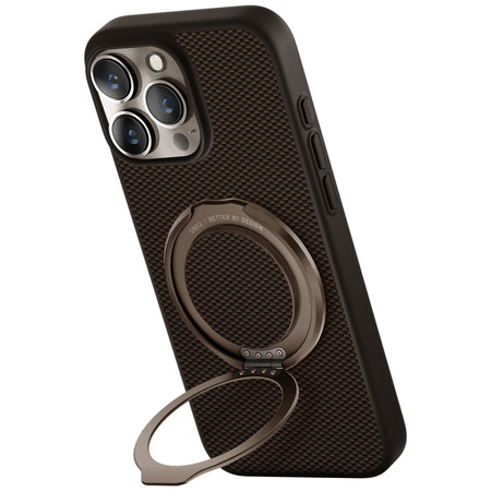 Etui UNIQ Keva Air do iPhone 16 Pro Max Magclick Charging GripFit brązowy