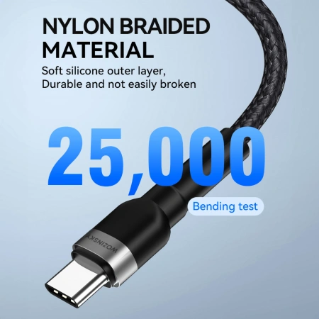 WOZINSKY KABEL DO LIGHTNING USB-C 30W DO IPHONE 12 13 14 SZYBKIE ŁADOWANIE