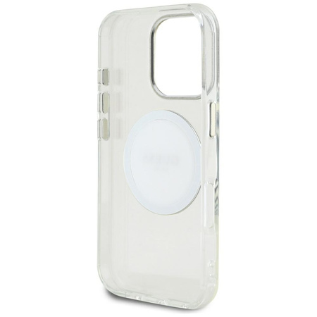 GUESS ETUI DO IPHONE 16 PRO MAX DO MAGSAFE LOGO CLASSIC BIAŁE WYSOKA JAKOŚĆ