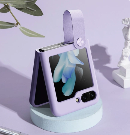 Etui z zawieszką i podstawką Nillkin Flex Flip do Samsung Galaxy Z Flip 5 - zielone