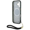 GUESS ETUI CASE POKROWIEC LEOPARD TRIANGLE CORD STRAP DO IPHONE 16
