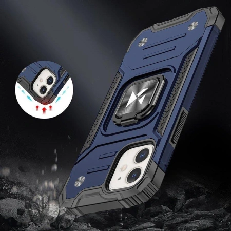 WOZINSKY RING ARMOR ETUI PANCERNE DO IPHONE 14 PLUS MAGNETYCZNY UCHWYT RING