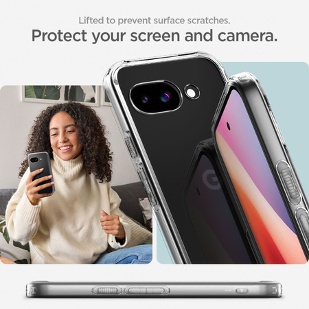 SPIGEN ULTRA HYBRID DO GOOGLE PIXEL 9A ETUI PRZEZROCZYSTE OCHRONNE