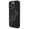 KARL LAGERFELD CASE HARDCASE 3D DO IPHONE 15 PRO MAX 6.7 RUBBER SIGNATURE
