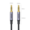 Ugreen kabel przewód AUX mini jack 3.5mm (męski) - mini jack 3,5mm (męski) 2m czarny (AV183)