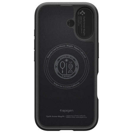 Etui Spigen Optik Armor Mag MagSafe do   iPhone 17 czarny
