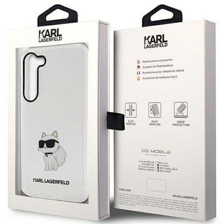 KARL LAGERFELD ETUI HARDCASE DO SAMSUNG GALAXY S23 S911 TRANSPARENTNE