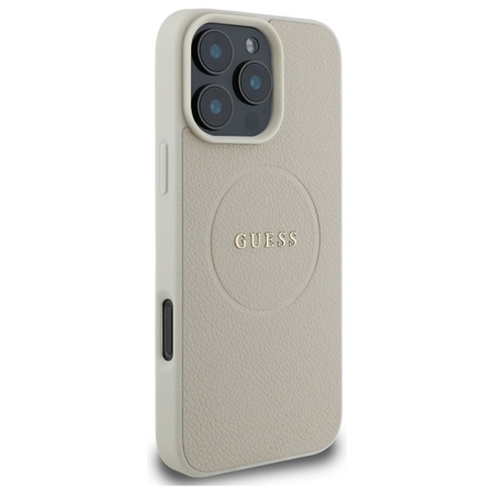 GUESS ETUI HARDCASE GRINDED RING DO IPHONE 16 PRO MAX 6.9 DO MAGSAFE