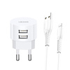 USAMS ŁADOWARKA PRZEJŚCIÓWKA SIECIOWA 2XUSB DO MAGSAFE IPHONE 12 13 14 2,1A