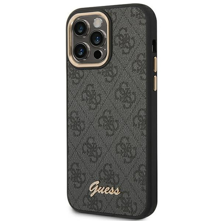 GUESS ETUI HARD CASE DO IPHONE 14 PRO MAX 6.7 VINTAGE GOLD LOGO Z PASEM 4G