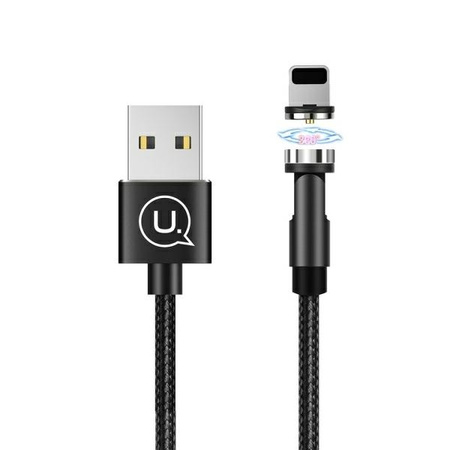 USAMS KABEL MAGNETYCZNY DO LIGHTNING 2.1A 1M DO APPLE IPHONE SZYBKIE