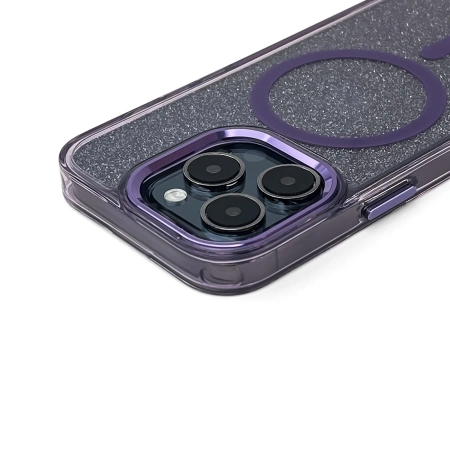 WOZINSKY ETUI CASE POKROWIEC DO SAMSUNG GALAXY S24 FE DO MAGSAFE Z BROKATEM