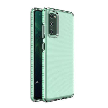 Spring Case pokrowiec żelowe etui z kolorową ramką do Xiaomi Mi 10T Pro / Mi 10T miętowy