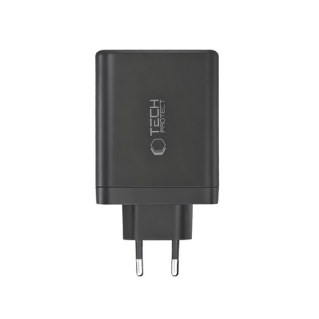 TECH-PROTECT NC140W-GAN 4-PORT NETWORK CHARGER PD 140W / QC3.0 BLACK